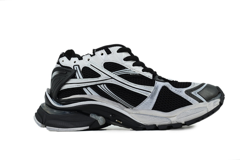 【EA1LJ】黑白-7 巴黎世家7.5代灯鞋减震运动跑步鞋 Balenciaga Runner Black White
