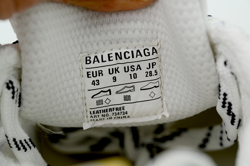 yupoo_363436_0f2ac3d6.jpg 【DA0LJ】3XL挂饰LZ-1 巴黎10代跑鞋 734734 W3XCN 9711 Balenciaga 3XL Sneaker 'Worn-Out - White, yellow, silver