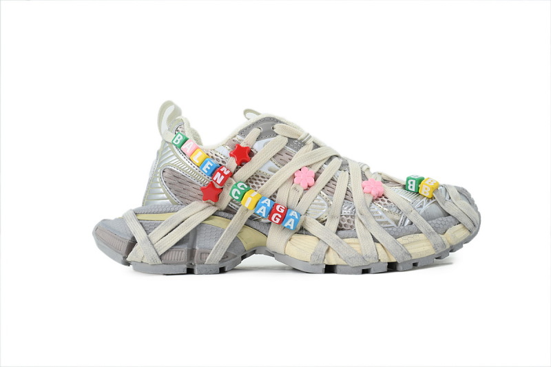 【DA0LJ】挂饰香槟L-1 巴黎10代跑鞋 778697 W3XBD 9188 Balenciaga 3XL Sneaker Eggshell Multico