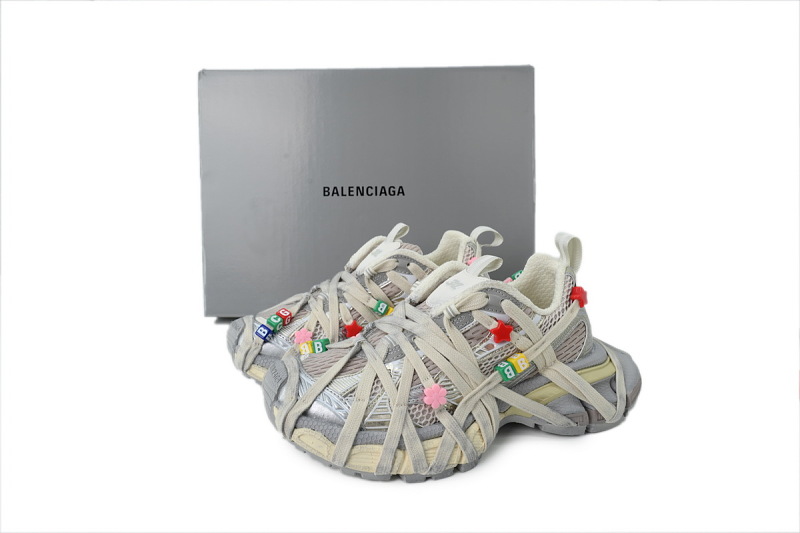 【DA0LJ】挂饰香槟L-1 巴黎10代跑鞋 778697 W3XBD 9188 Balenciaga 3XL Sneaker Eggshell Multico