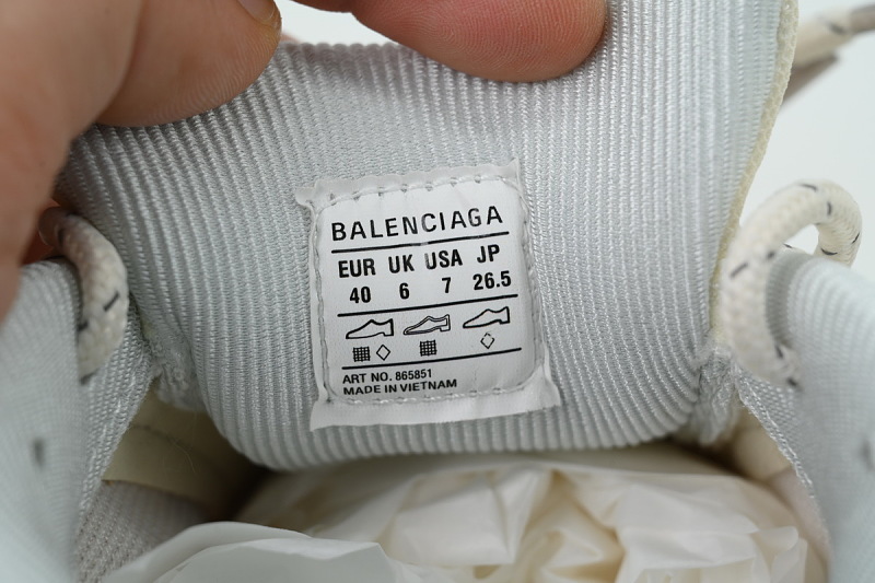 【CA0P7】白灰 巴黎世家24代老爹鞋 865851 WTRS2 9191 Balenciaga Triple S 2 'Eggshell'