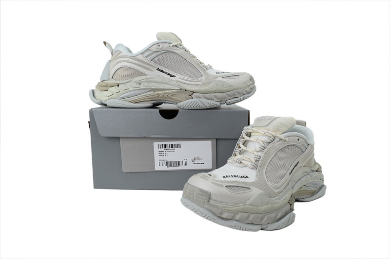 【CA0P7】白灰 巴黎世家24代老爹鞋 865851 WTRS2 9191 Balenciaga Triple S 2 'Eggshell'