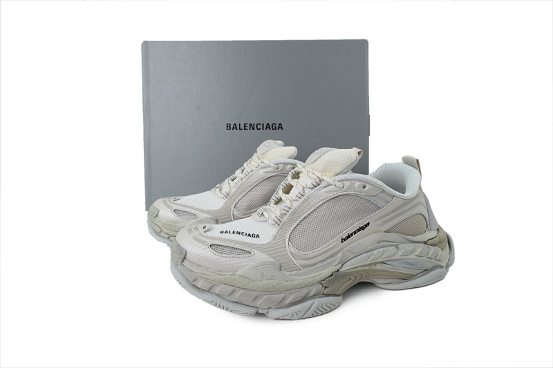 【CA0P7】白灰 巴黎世家24代老爹鞋 865851 WTRS2 9191 Balenciaga Triple S 2 'Eggshell'