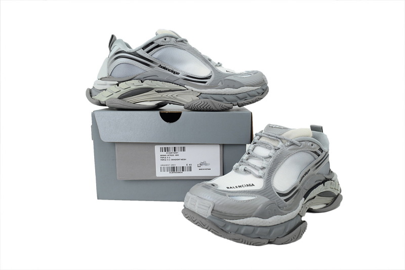 【CA0P7】灰黑 巴黎世家24代老爹鞋 865849 WTR2G 1800 Balenciaga Triple S 2 'Gradient Grey'