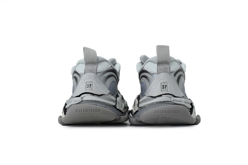 【DA0LJ】灰黑-5 巴黎世家24代减震运动跑步鞋 865851 WTR2G 1800 Balenciaga Triple S 2 'Gradient Grey'