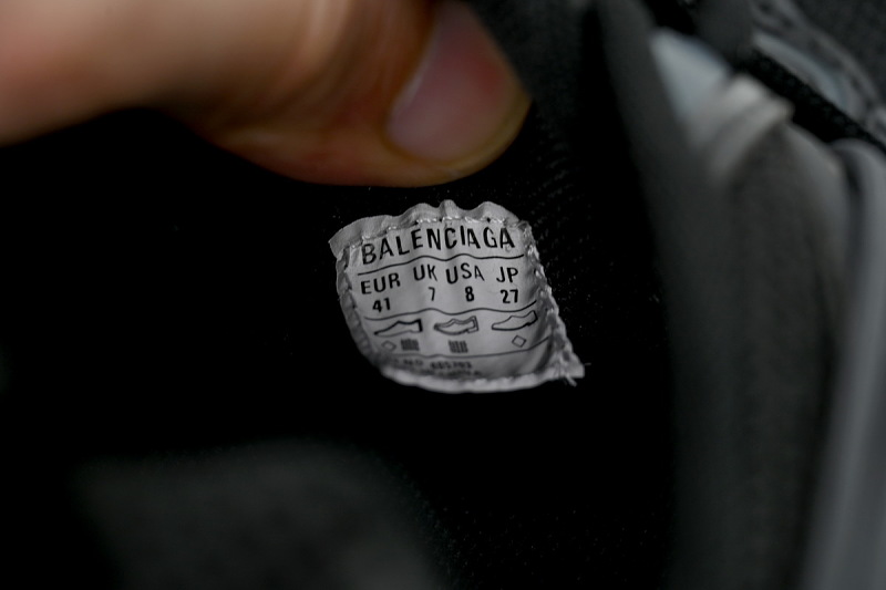 【CA0LJ】全黑-2 巴黎世家25代减震运动跑步鞋  865703WSTEO 1011 Balenciaga Radar 'Black Grey'