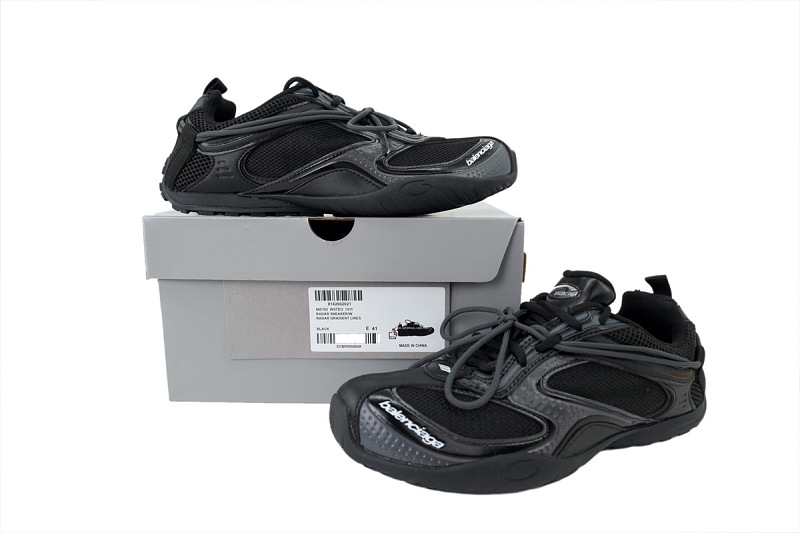 【CA0LJ】全黑-2 巴黎世家25代减震运动跑步鞋  865703WSTEO 1011 Balenciaga Radar 'Black Grey'