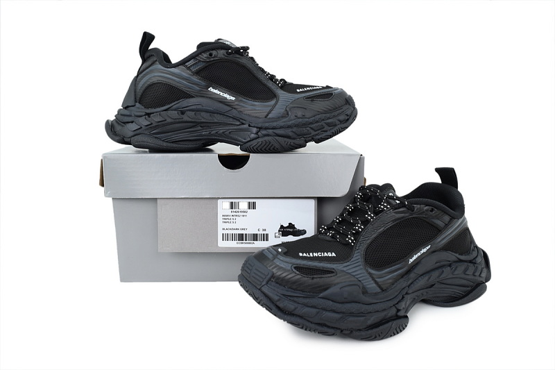 【DA0LJ】黑色-2 巴黎世家21代减震运动跑步鞋 1011 Balenciaga Runner Black