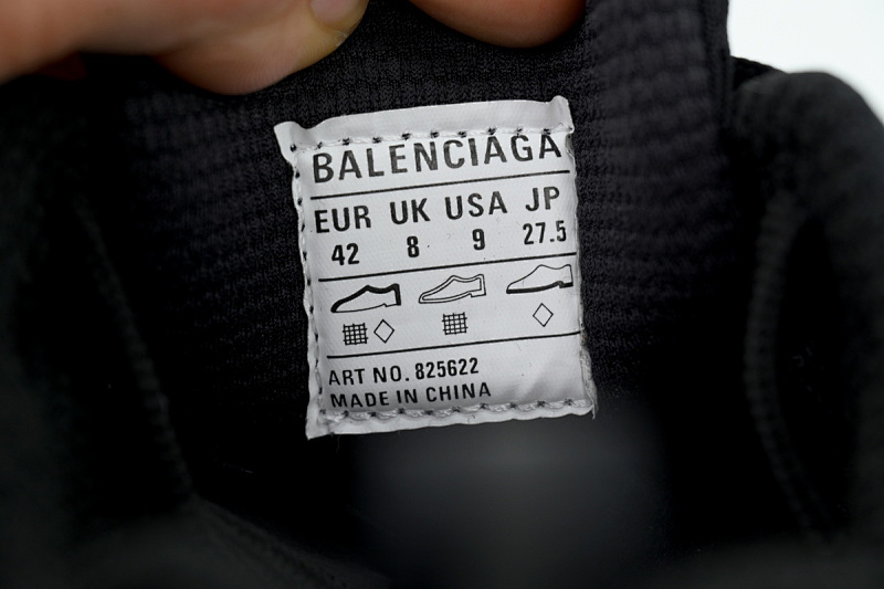 【EA5LJ】黑色锁链-5 巴黎10代链条挂锁低帮老爹鞋  825622 W3XPL 1882  Balenciaga Black