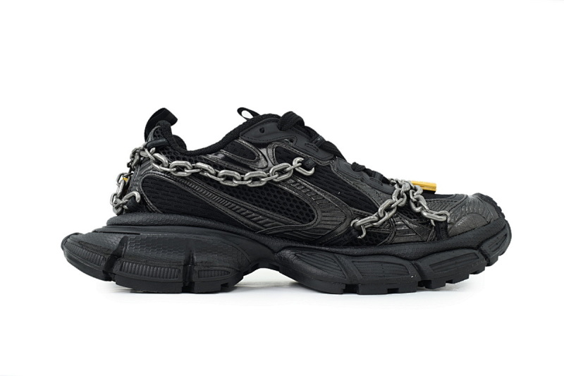 【EA5LJ】黑色锁链-5 巴黎10代链条挂锁低帮老爹鞋  825622 W3XPL 1882  Balenciaga Black