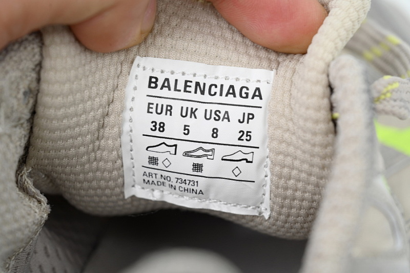 【CA5AH】网纱铜2077 巴黎10代跑鞋 734734 WXLCR 2077 Balenciaga Gauze Copper