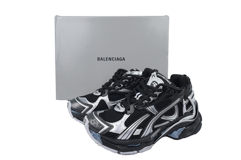 【EA5LJ】灰黑色-38 巴黎世家7.5代减震运动跑步鞋  772767 W3RNY 0322 Balenciaga Runner Sneaker Dark Gray