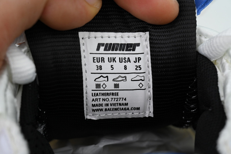 【CA1P7】白紫粉 巴黎世家7.5代减震运动跑步鞋 Balenciaga White Purple Powder