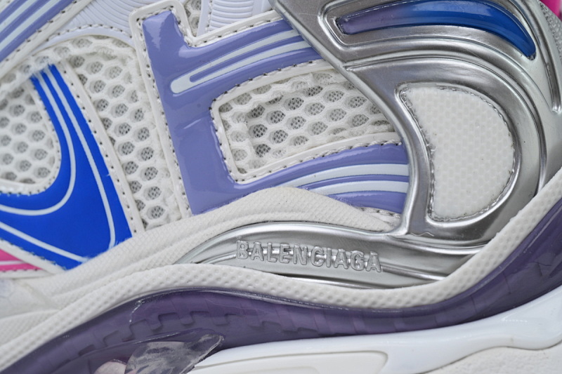 【CA1P7】白紫粉 巴黎世家7.5代减震运动跑步鞋 Balenciaga White Purple Powder