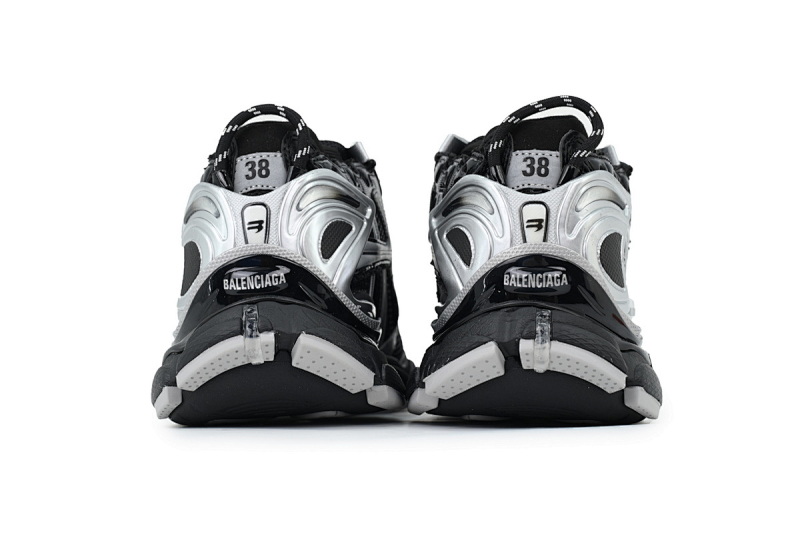 yupoo_364372_3408345a.jpg 【CA1P7】黑银 巴黎世家7.5代减震运动跑步鞋 Balenciaga Runner Sneaker 'Black Silver'