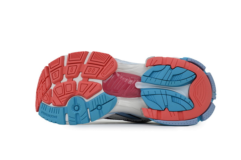 【CA1P7】白粉蓝 巴黎世家7.5代减震运动跑步鞋 772767 W3RMU 9458 Balenciaga Wmns Runner Sneaker 'Grey Multi-Color'