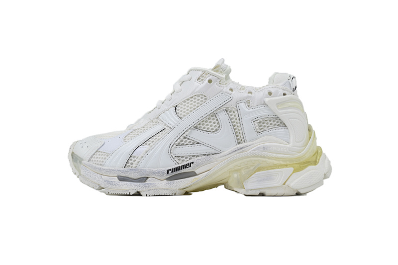 【CA1P7】全白 巴黎世家7.5代减震运动跑步鞋 Balenciaga Runner Sneaker 'White'