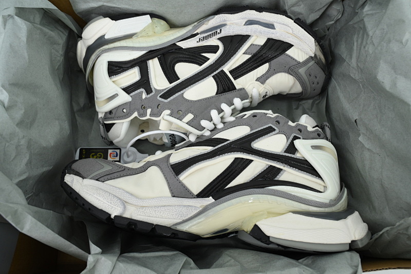 【CA1P7】白黑灰 巴黎世家7.5代减震运动跑步鞋 772774 W3RNY 9012 Balenciaga Runner Sneaker 'Grey White Black'