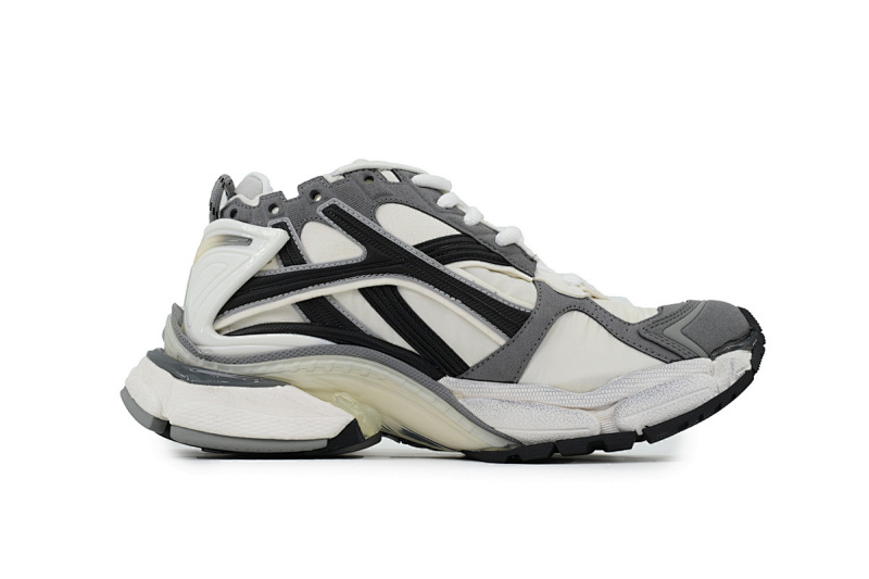 【CA1P7】白黑灰 巴黎世家7.5代减震运动跑步鞋 772774 W3RNY 9012 Balenciaga Runner Sneaker 'Grey White Black'