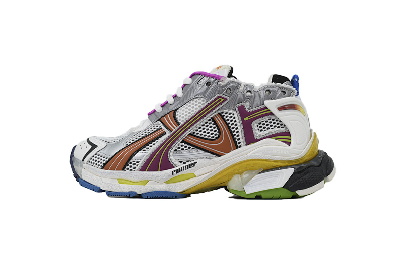 【CA1P7】多彩 巴黎世家7.5代减震运动跑步鞋 772767 W3RBW 9168 Balenciaga Runner Sneaker Color Orange Powder