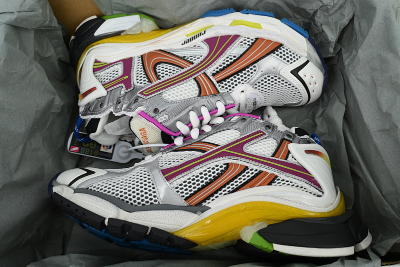 【CA1P7】多彩 巴黎世家7.5代减震运动跑步鞋 772767 W3RBW 9168 Balenciaga Runner Sneaker Color Orange Powder