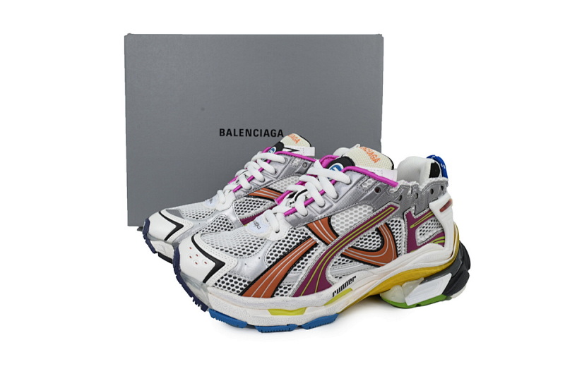【CA1P7】多彩 巴黎世家7.5代减震运动跑步鞋 772767 W3RBW 9168 Balenciaga Runner Sneaker Color Orange Powder