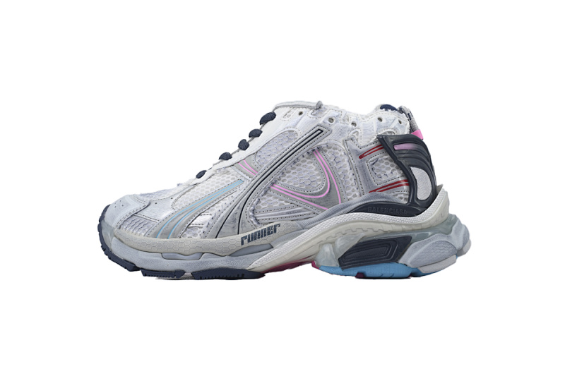 【EA0LJ】灰白黑-32 巴黎世家7.5代减震运动跑步鞋  772767 W3RNY 0322 Balenciaga Runner Sneaker Grey White Black