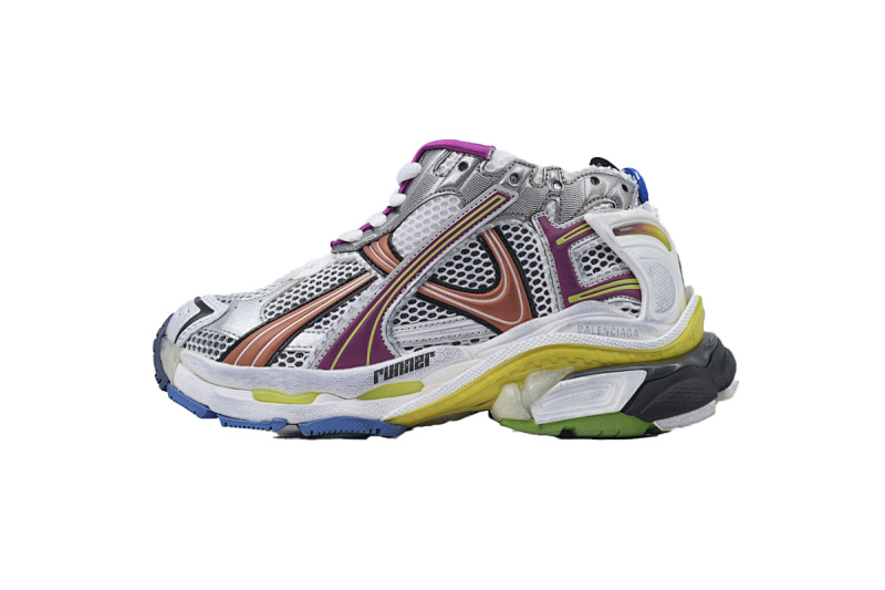 【EA0LJ】彩橙粉-12 巴黎世家7.5代减震运动跑步鞋  772767 W3RBW 9168 Balenciaga Runner Sneaker Color Orange Powder