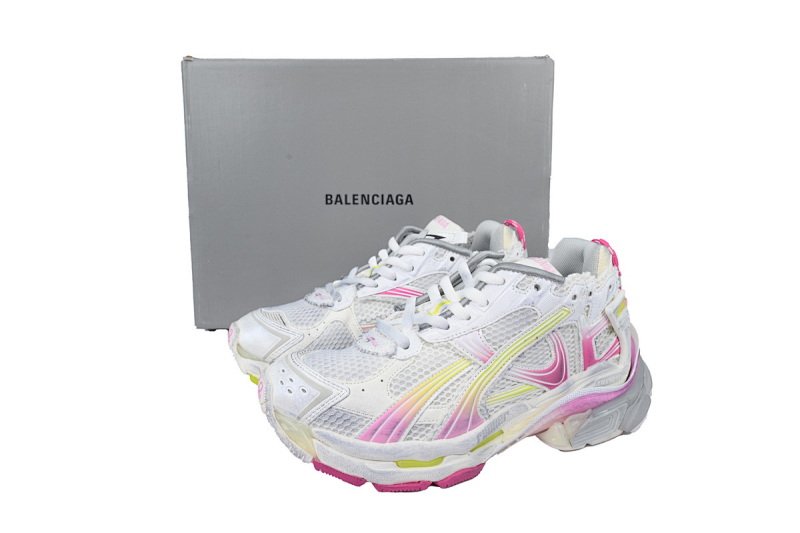 【EA0LJ】渐变黄粉-35 巴黎世家7.5代减震运动跑步鞋 772767 WRUNG 9517 Balenciaga Runner Sneaker Gradient Yellow Powder
