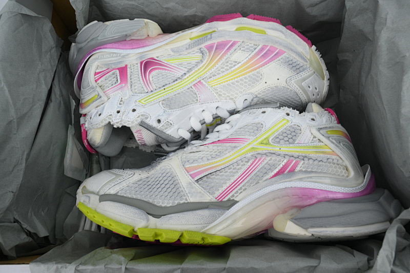【EA0LJ】渐变黄粉-35 巴黎世家7.5代减震运动跑步鞋 772767 WRUNG 9517 Balenciaga Runner Sneaker Gradient Yellow Powder