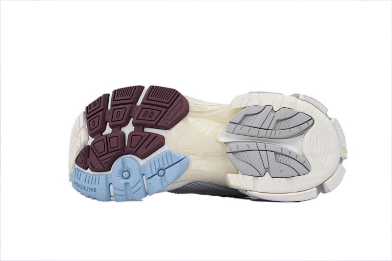 【EA0LJ】白蓝粉-36 巴黎世家7.5代减震运动跑步鞋 772767 WRUNG 3120 Balenciaga Runner Sneaker White Blue Pink