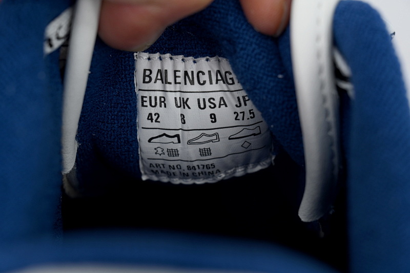 【DA5LJ】白蓝-5 巴黎18代 841765 WCURB 9141  Balenciaga HAMPTONS WORN-OUT White Blue