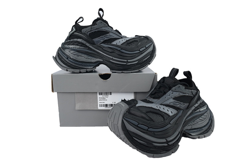 【DA0LJ】黑灰色 巴黎17代 821137 WPLTF 1011 Balenciaga Platform Reduced Dark Gray