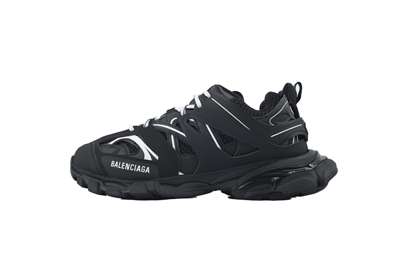 【DA0LJ】黑白-45 巴黎3代时尚复古低帮跑鞋 542023 WIGBI 2045  Balenciaga Tess S Black And White