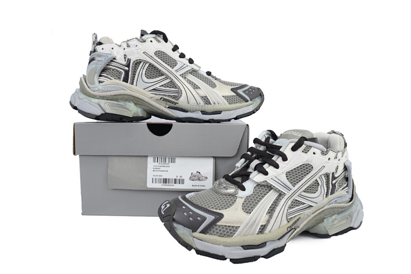 【EA0LJ】灰棕-19 巴黎世家7.5代减震运动跑步鞋 772774 W3RMU 2000 Balenciaga Runner Sneaker 'Grey Brown'