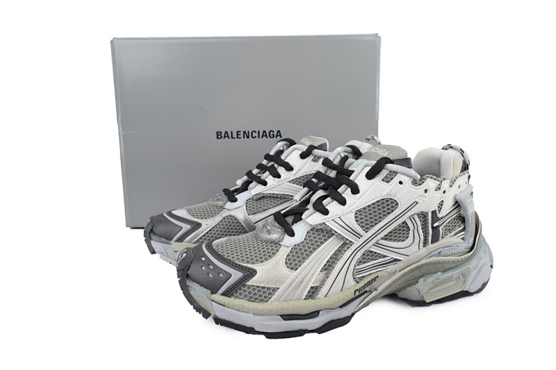 【EA0LJ】灰棕-19 巴黎世家7.5代减震运动跑步鞋 772774 W3RMU 2000 Balenciaga Runner Sneaker 'Grey Brown'