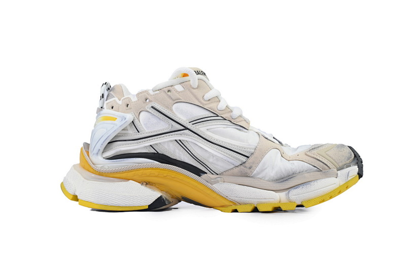 【EA0LJ】白黄-8 巴黎世家7.5代减震运动跑步鞋 772767 W3RNY 9170 Balenciaga Runner Sneaker 'White Yellow'