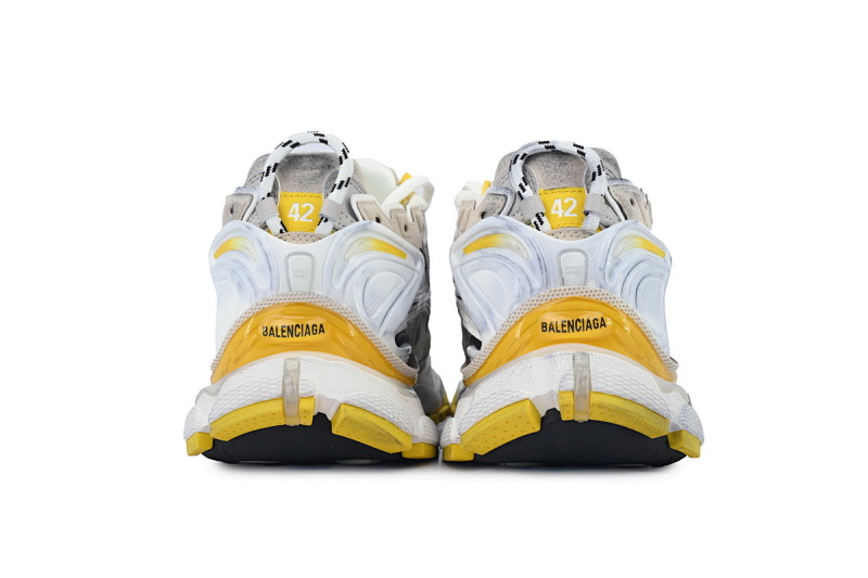 【EA0LJ】白黄-8 巴黎世家7.5代减震运动跑步鞋 772767 W3RNY 9170 Balenciaga Runner Sneaker 'White Yellow'