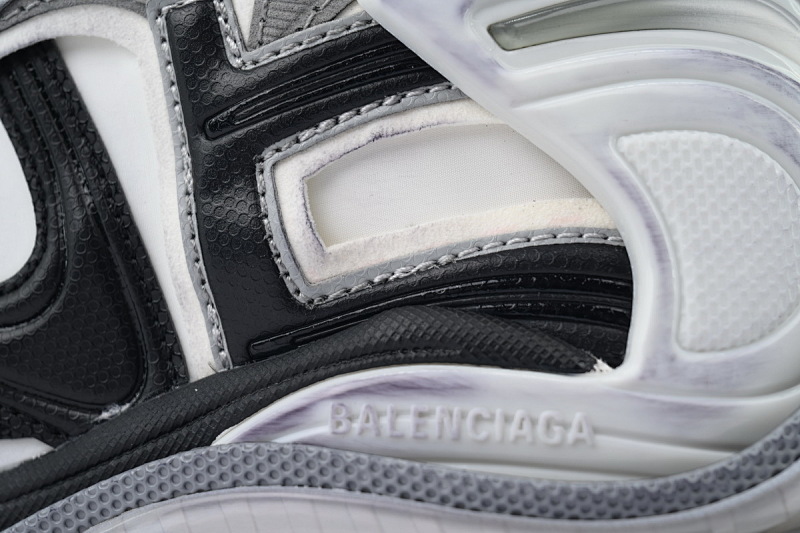 【EA0LJ】白黑灰-5 巴黎世家7.5代减震运动跑步鞋 772774 W3RNY 9012 Balenciaga Runner Sneaker 'Grey White Black'