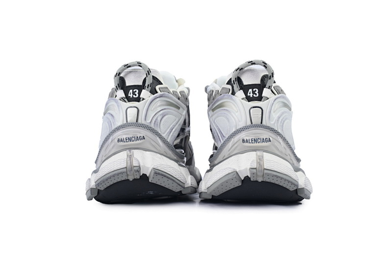 【EA0LJ】白黑灰-5 巴黎世家7.5代减震运动跑步鞋 772774 W3RNY 9012 Balenciaga Runner Sneaker 'Grey White Black'