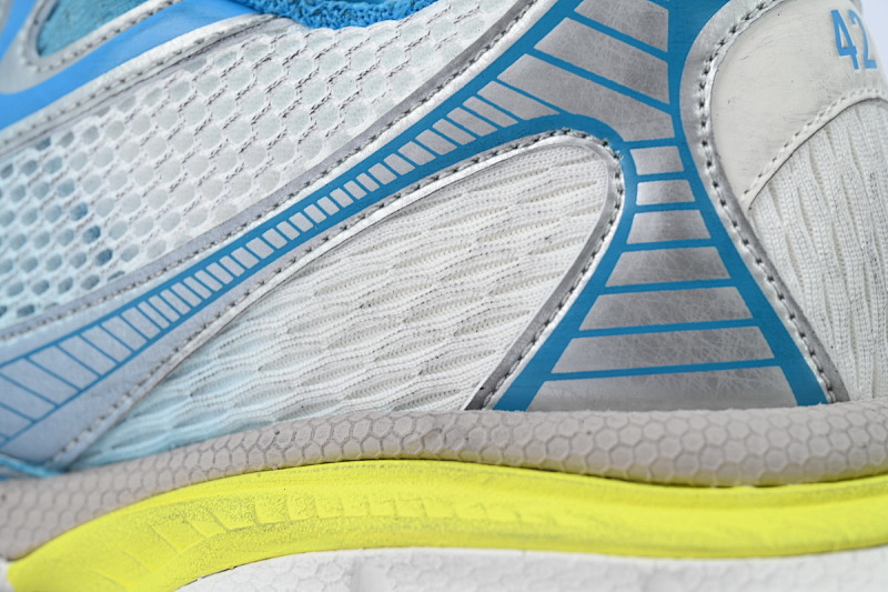 【CA5AH】白蓝渐变/9479 巴黎10代跑鞋 734734 W3XTS 9479 Balenciaga White Blue Yellow