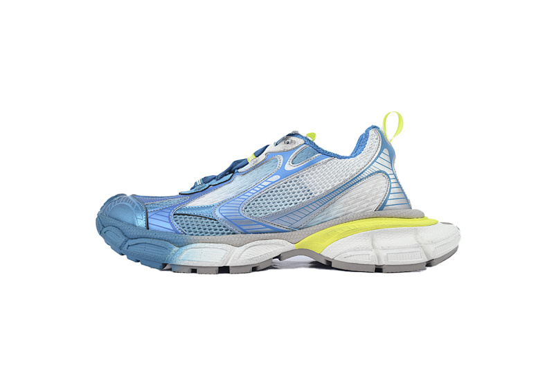 【CA5AH】白蓝渐变/9479 巴黎10代跑鞋 734734 W3XTS 9479 Balenciaga White Blue Yellow