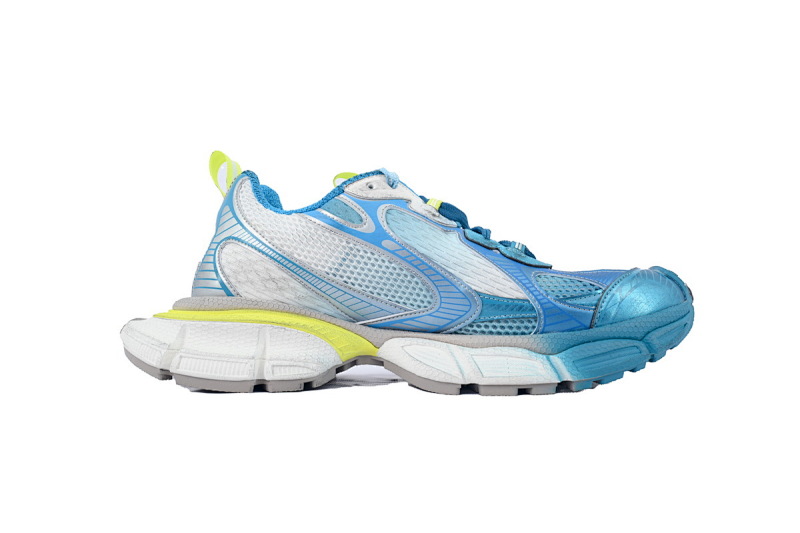 【CA5AH】白蓝渐变/9479 巴黎10代跑鞋 734734 W3XTS 9479 Balenciaga White Blue Yellow