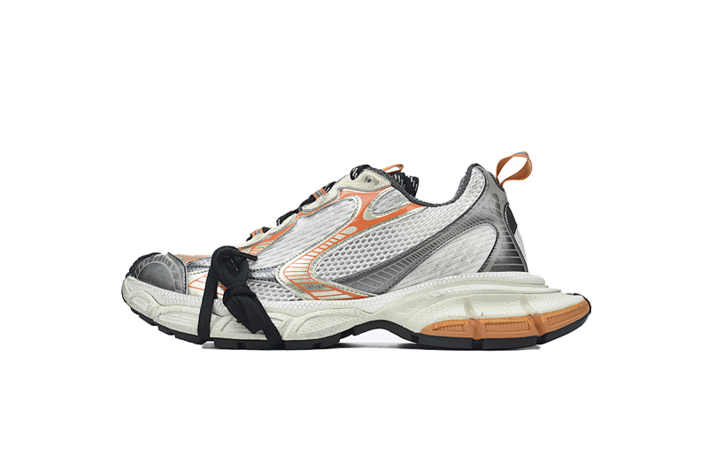 【CA5AH】白灰桔/5140 巴黎10代跑鞋 749280 W3XGM 5140 Balenciaga White Grey Orange