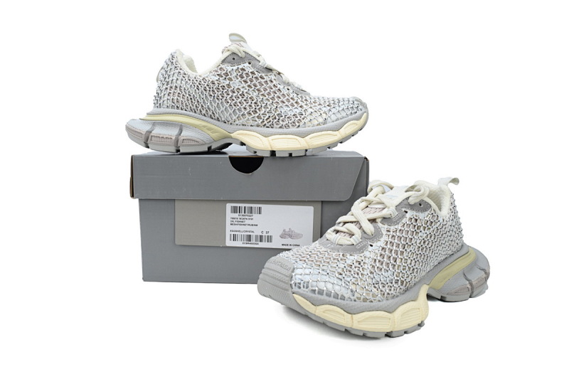 【CA1AH】网钻香槟 巴黎10代网钻跑鞋 788818 W3XFN 9191 Balenciaga Champagne Color