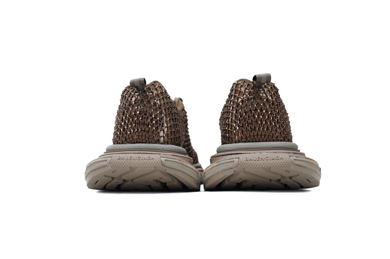 【CA1AH】网钻咖啡 巴黎10代网钻跑鞋 788819 W3XFN 2000 Balenciaga Coffee