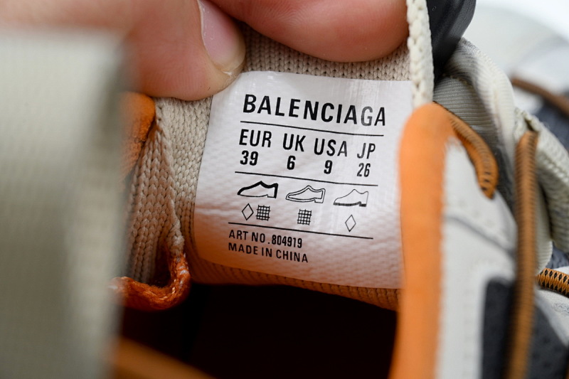 【DA5LJ】白桔-1 巴黎世家15代新款 804919 WHIKE 2070 Balenciaga White Orange