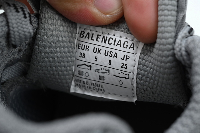 【DA0LJ】镶钻灰F-2 巴黎10代新款镶钻版 户外概念跑鞋788818 W3XFN 1210 Balenciaga Grey