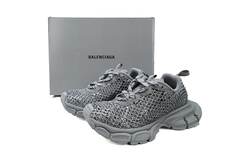 【DA0LJ】镶钻灰F-2 巴黎10代新款镶钻版 户外概念跑鞋788818 W3XFN 1210 Balenciaga Grey