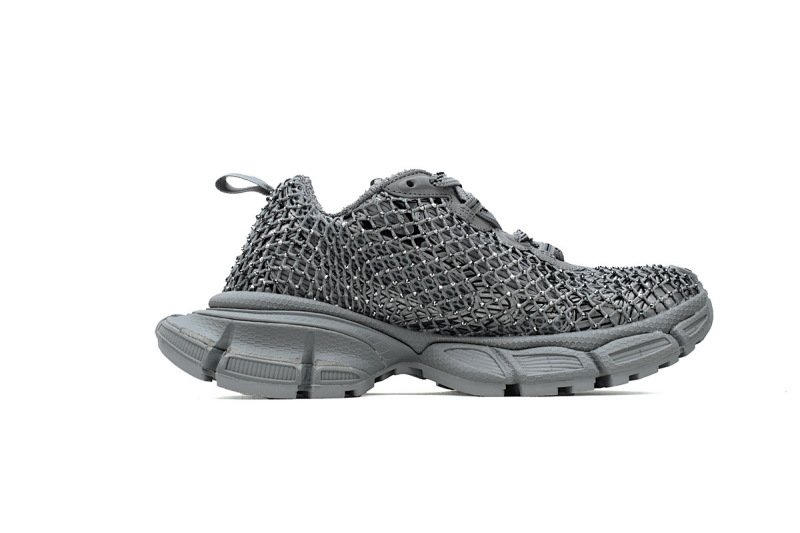 【DA0LJ】镶钻灰F-2 巴黎10代新款镶钻版 户外概念跑鞋788818 W3XFN 1210 Balenciaga Grey